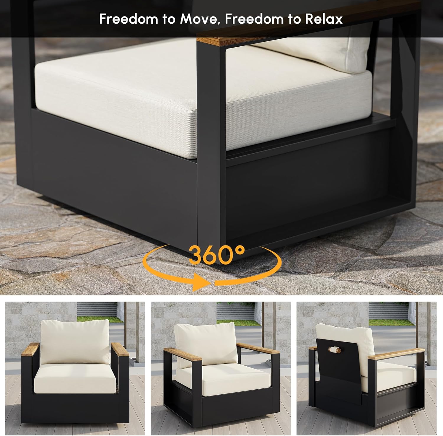 best patio swivel chairs,homary outdoor swivel chair pros cons,swivel patio lounge chair worth buying,best outdoor swivel chairs for deck,aluminum swivel chair weather resistant,should I buy a swivel patio chair unboxing and complete package contents
