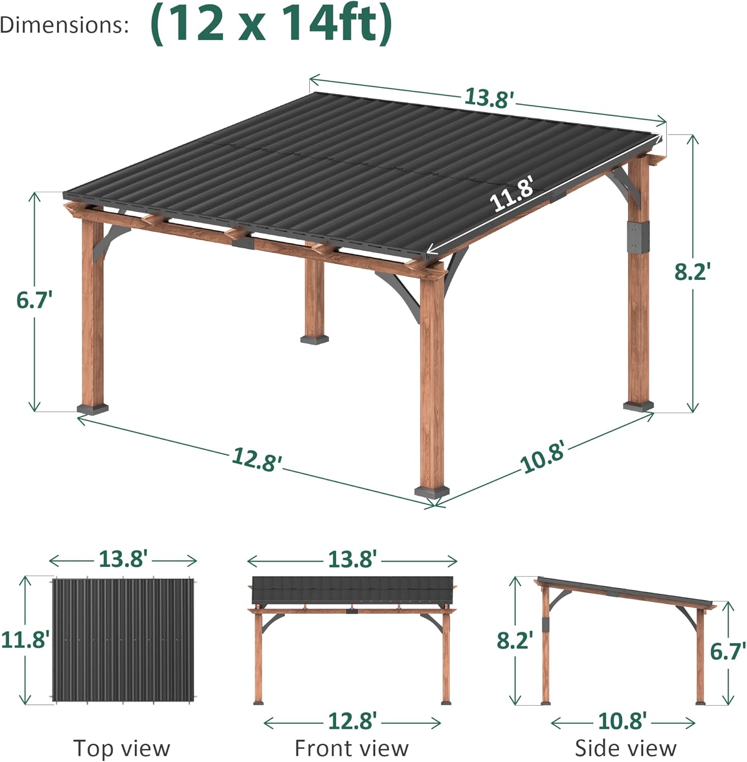 best permanent gazebo for patio,heavy duty aluminum pergola worth buying,Macrout gazebo pros cons,12x14 outdoor gazebo vs hardtop,should I buy a sloped roof gazebo performance testing and real-world results