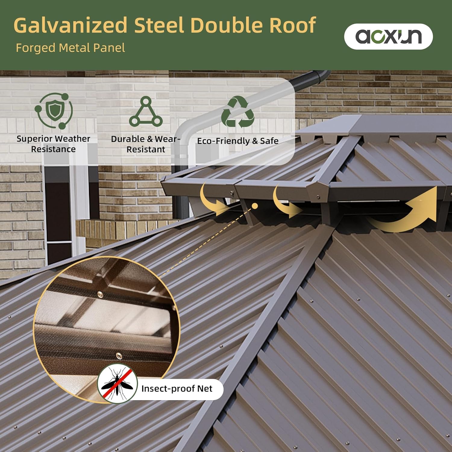 Step-by-step guide for best permanent metal gazebo for patio,buy hardtop gazebo for garden,steel pavilion vs soft top gazebo,permanent outdoor pergola pros cons,is Aoxun gazebo worth buying,best gazebo for weather resistance - complete tutorial