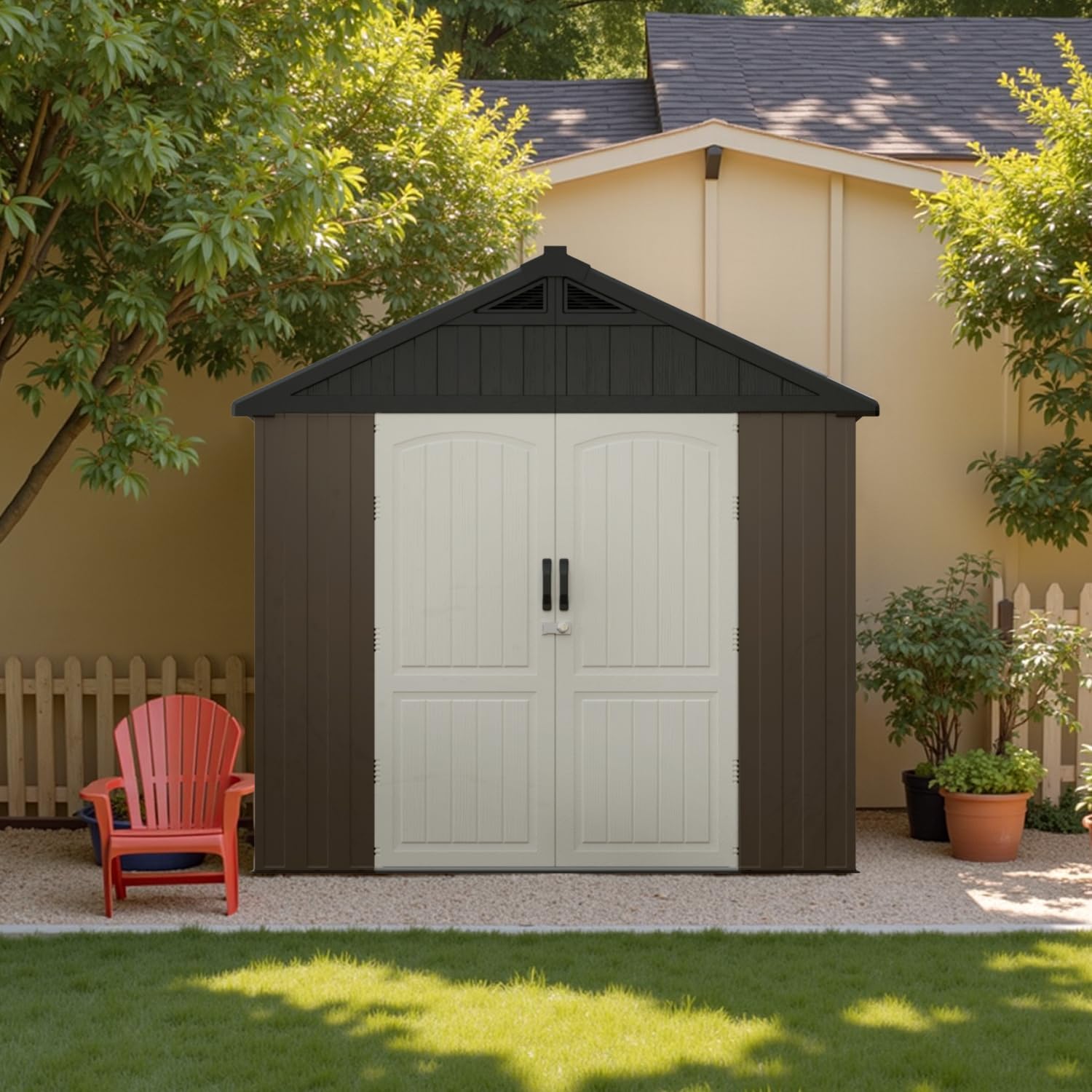 best plastic outdoor storage shed,should I buy a resin shed,resin vs plastic shed,plastic shed pros cons,best outdoor storage shed for backyard,plastic shed worth buying unboxing and complete package contents