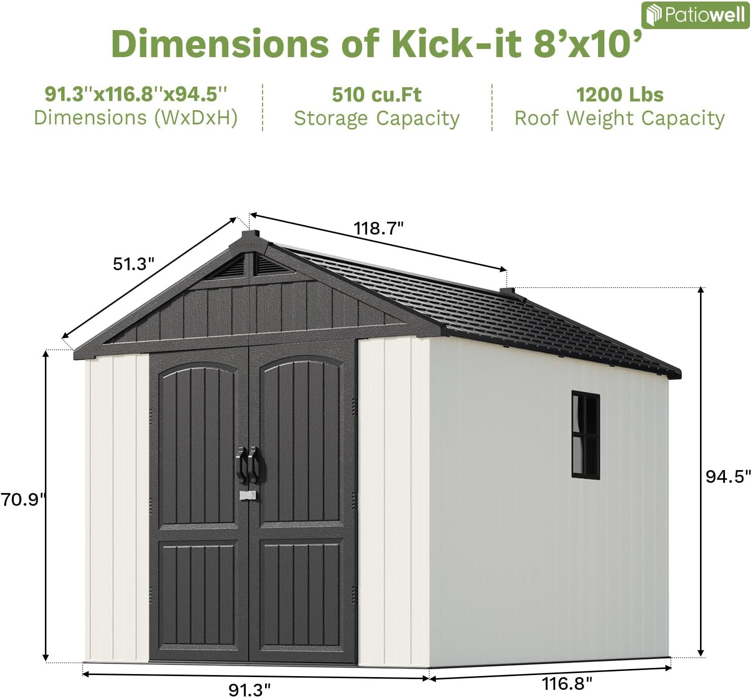 best plastic shed for backyard,should I buy a resin shed,plastic shed vs wood shed,Patiowell shed pros cons,best outdoor storage shed for tools,8x10 shed worth buying unboxing and complete package contents