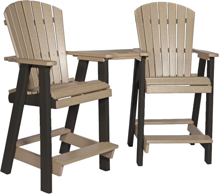 Image 1 of best poly Adirondack balcony settee