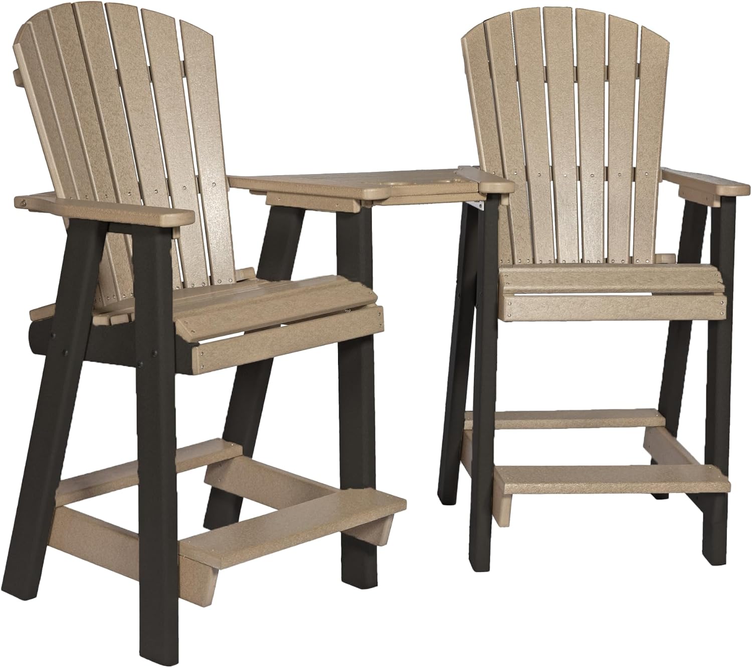 Image 1 of best poly Adirondack balcony settee