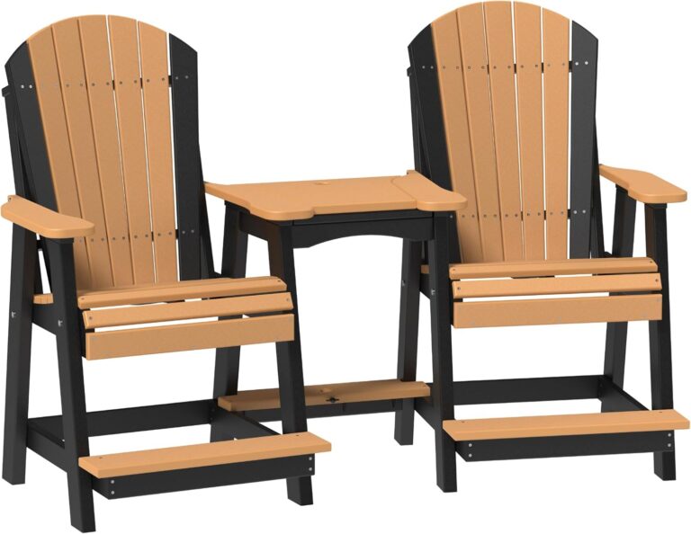 Image 1 of best poly tete-a-tete patio set