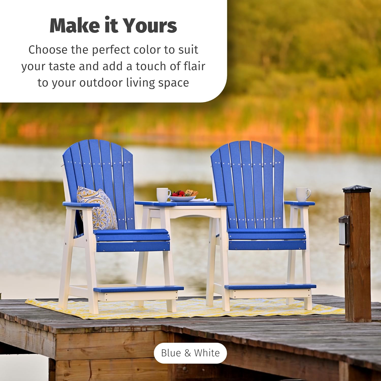 best poly tete-a-tete patio set,should i buy a tete-a-tete set,poly tete-a-tete vs wood,tete-a-tete patio set pros cons,best conversation set for small patio,poly adirondack set worth buying unboxing and complete package contents