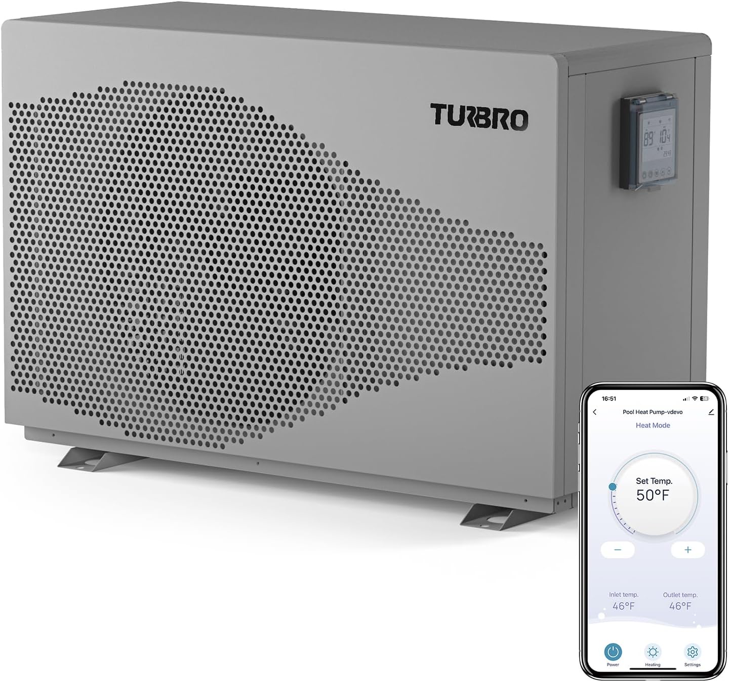 Image 1 of best pool heat pump for inground pools