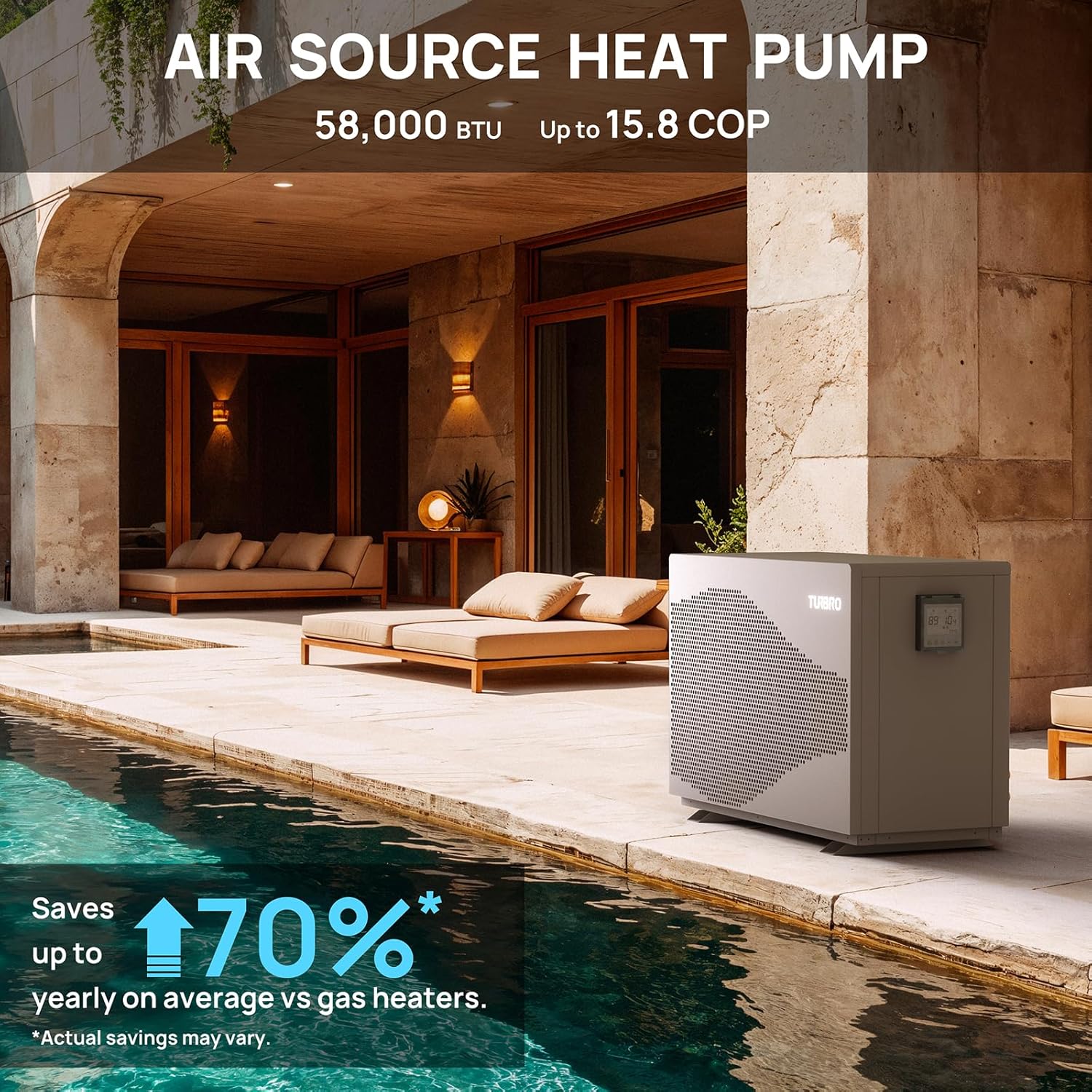 Step-by-step guide for best pool heat pump for inground pools,TURBRO B58V inverter pool heater,should I buy a pool heat pump,pool heat pump pros cons,best energy efficient pool heater,B58V vs gas pool heater - complete tutorial