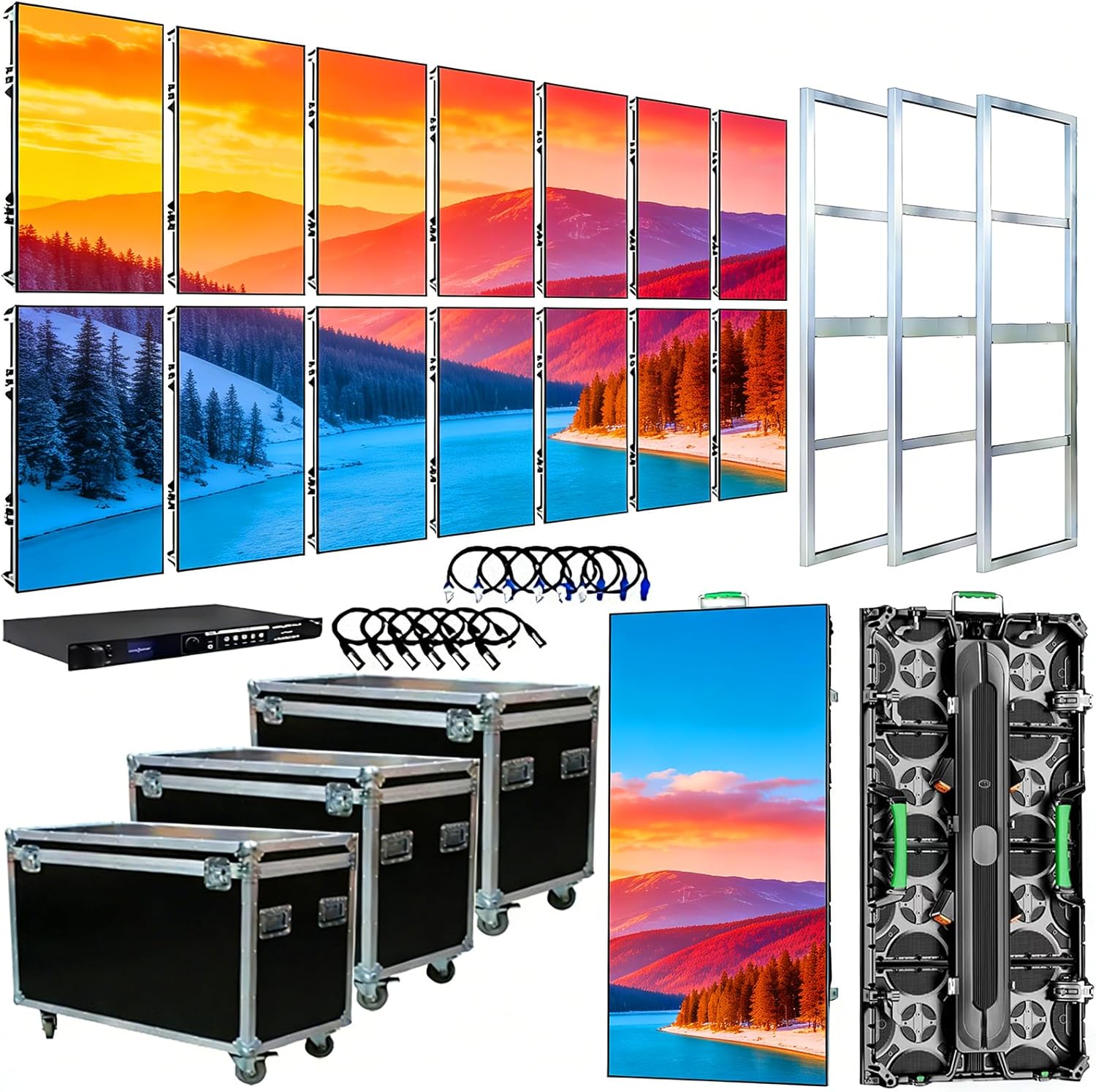 Image 1 of best portable LED wall display