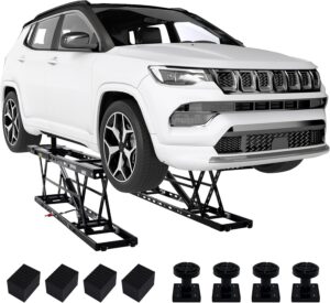 Image 1 of best portable car lift for home garage