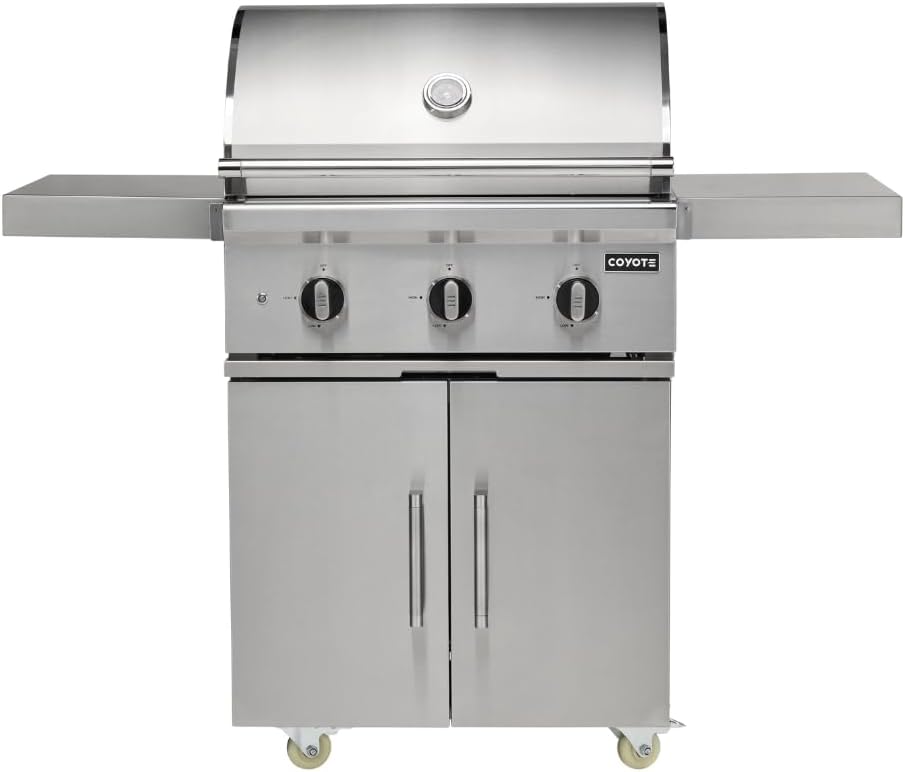 best propane grill for outdoor cooking,should I buy Coyote gas grill,Coyote C3C30LP-FS pros cons,best freestanding gas grill,Coyote grill vs Weber,propane grill worth buying unboxing and complete package contents