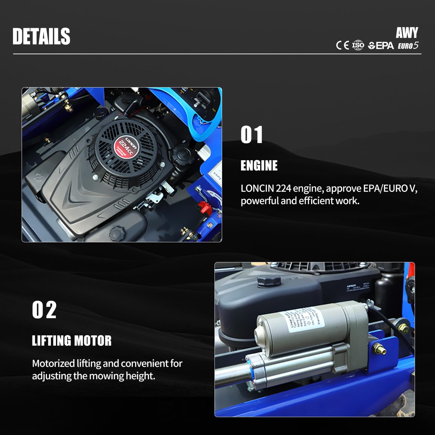 best remote control crawler mower,buy crawler mower 100% slope,remote control mower steep hills worth buying,oil electric hybrid mower pros cons,best mower for large turf grass,should I buy AIWEIYA crawler mower unboxing and complete package contents