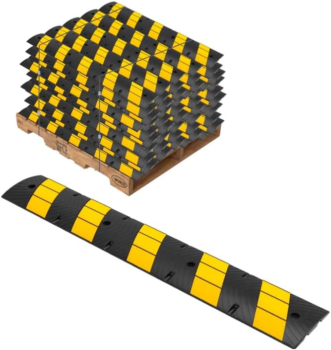 Image 1 of best rubber speed bump bulk pack
