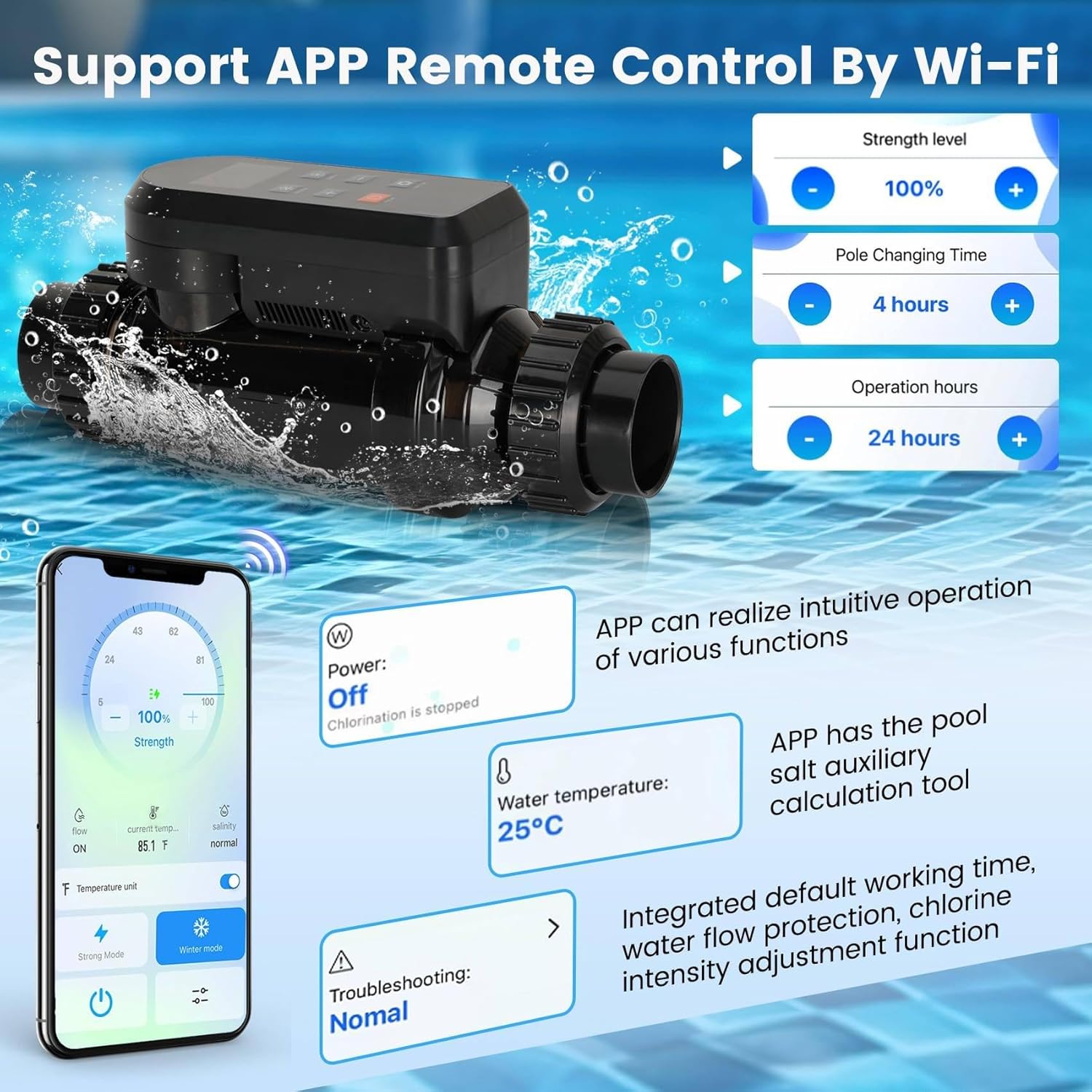 best salt chlorine generator for pools,should I buy a salt chlorine generator,salt chlorine generator vs traditional chlorinator,self-cleaning salt chlorine generator pros cons,app controlled salt chlorine generator worth buying,best salt chlorinator for above ground pool unboxing and complete package contents