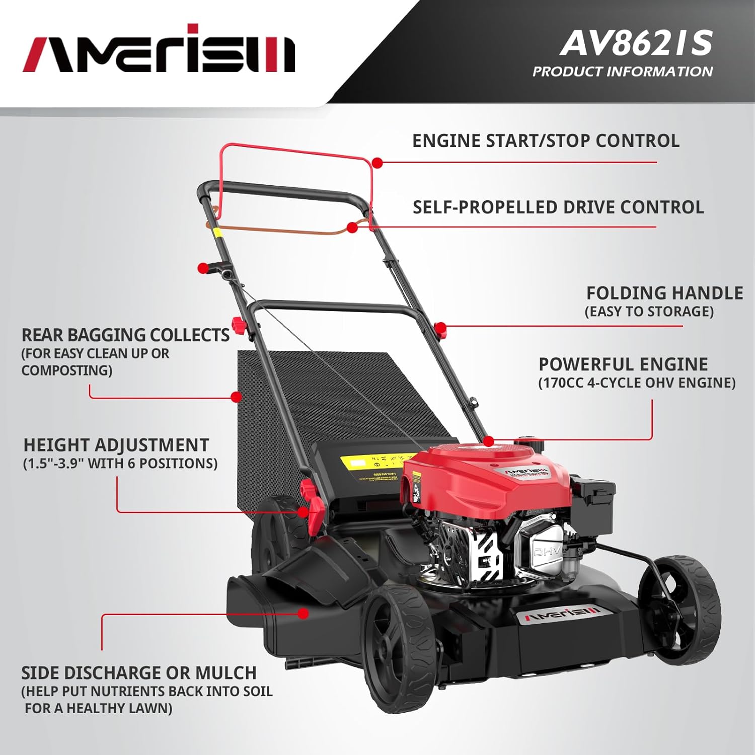 Best Self Propelled Gas Lawn Mower: Our Honest Hands-On Experience 3 Step-by-step guide for best self propelled gas lawn mower,self propelled lawn mower worth buying,Amerisun AV8621S1 pros cons,best gas mower for large yards,should I buy a self propelled mower,rear wheel drive mower vs alternatives - complete tutorial