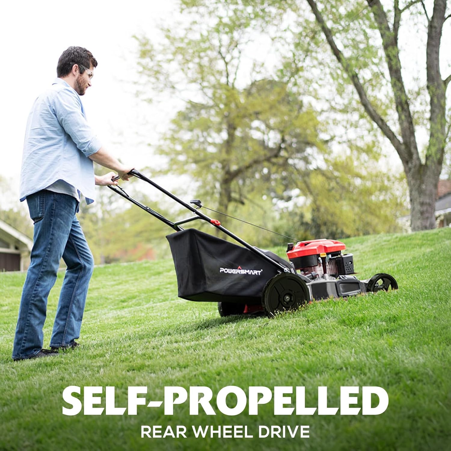 Best Self Propelled Gas Lawn Mower: Our Honest Hands-On Experience 4 best self propelled gas lawn mower,self propelled lawn mower worth buying,Amerisun AV8621S1 pros cons,best gas mower for large yards,should I buy a self propelled mower,rear wheel drive mower vs alternatives performance testing and real-world results