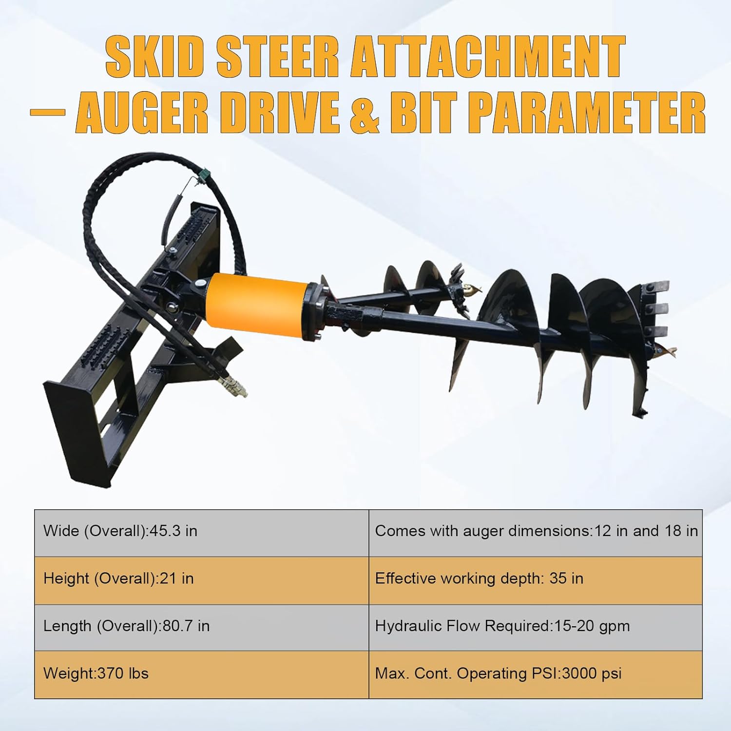 Step-by-step guide for best skid steer auger attachment,hydraulic earth drilling equipment,skid steer auger drive pros cons,in-line auger drive for skid steer,12 vs 18 inch auger for tractor,should I buy hydraulic auger attachment - complete tutorial