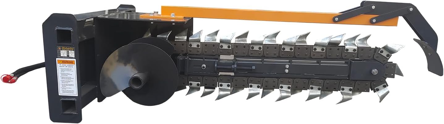 Image 1 of best skid steer trencher attachment