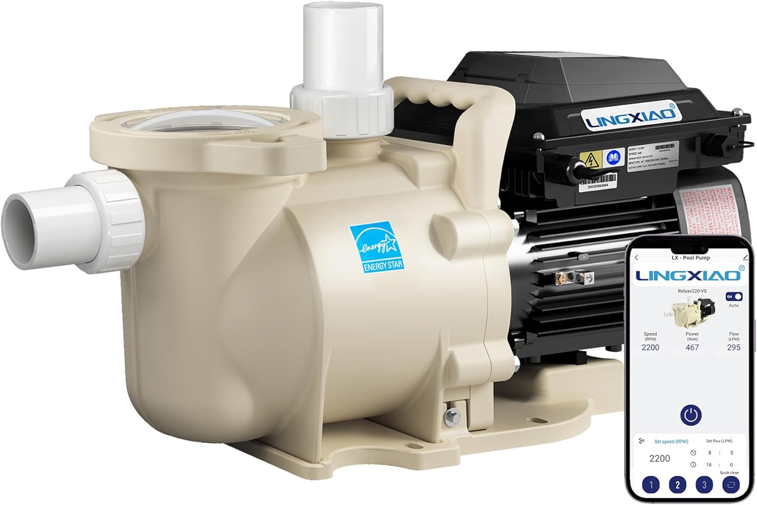 Image 1 of best smart variable speed pool pump