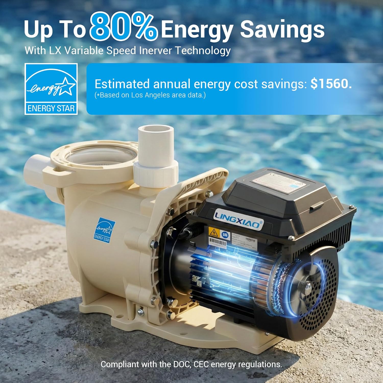 Step-by-step guide for best smart variable speed pool pump,should I buy smart pool pump,LINGXIAO pool pump pros cons,smart variable speed pool pump worth it,energy star pool pump for saltwater pool,pool pump with app control - complete tutorial