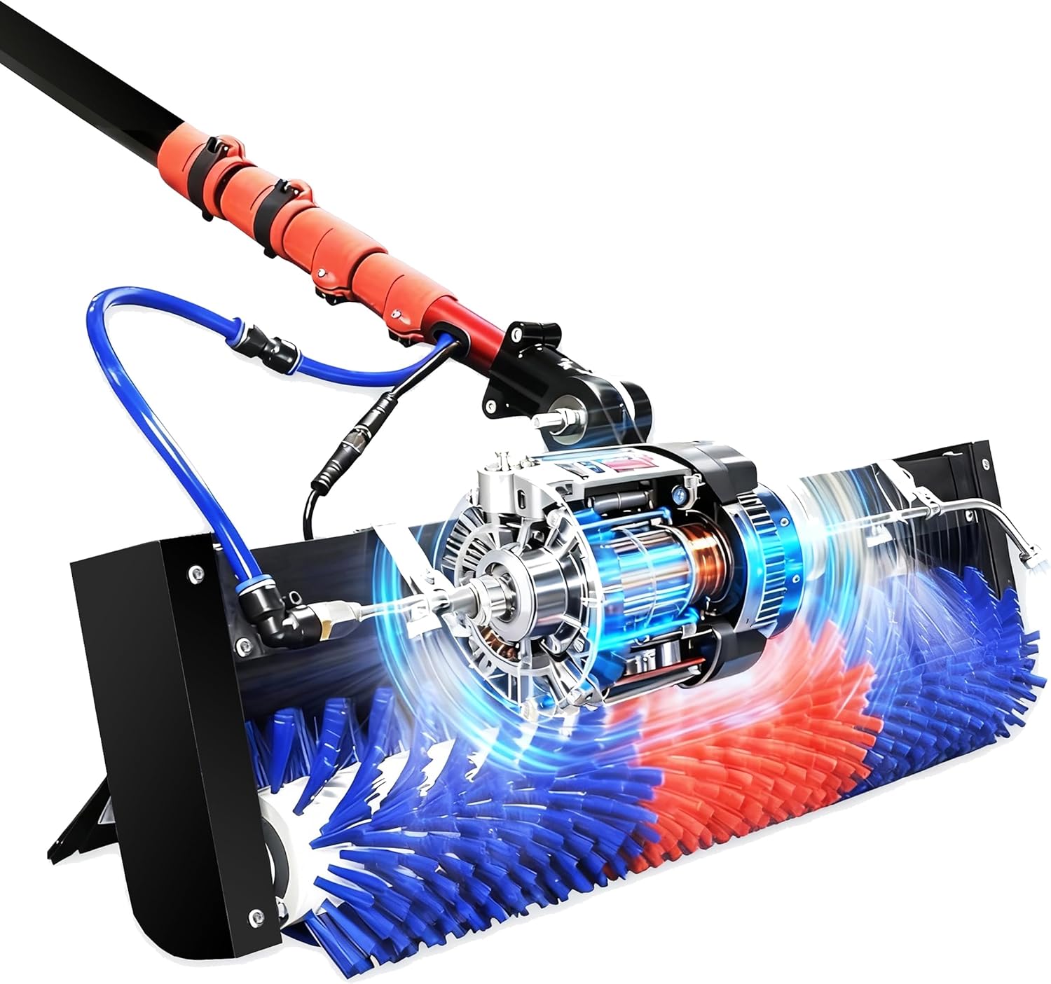 Image 1 of best solar panel brush for heavy dirt