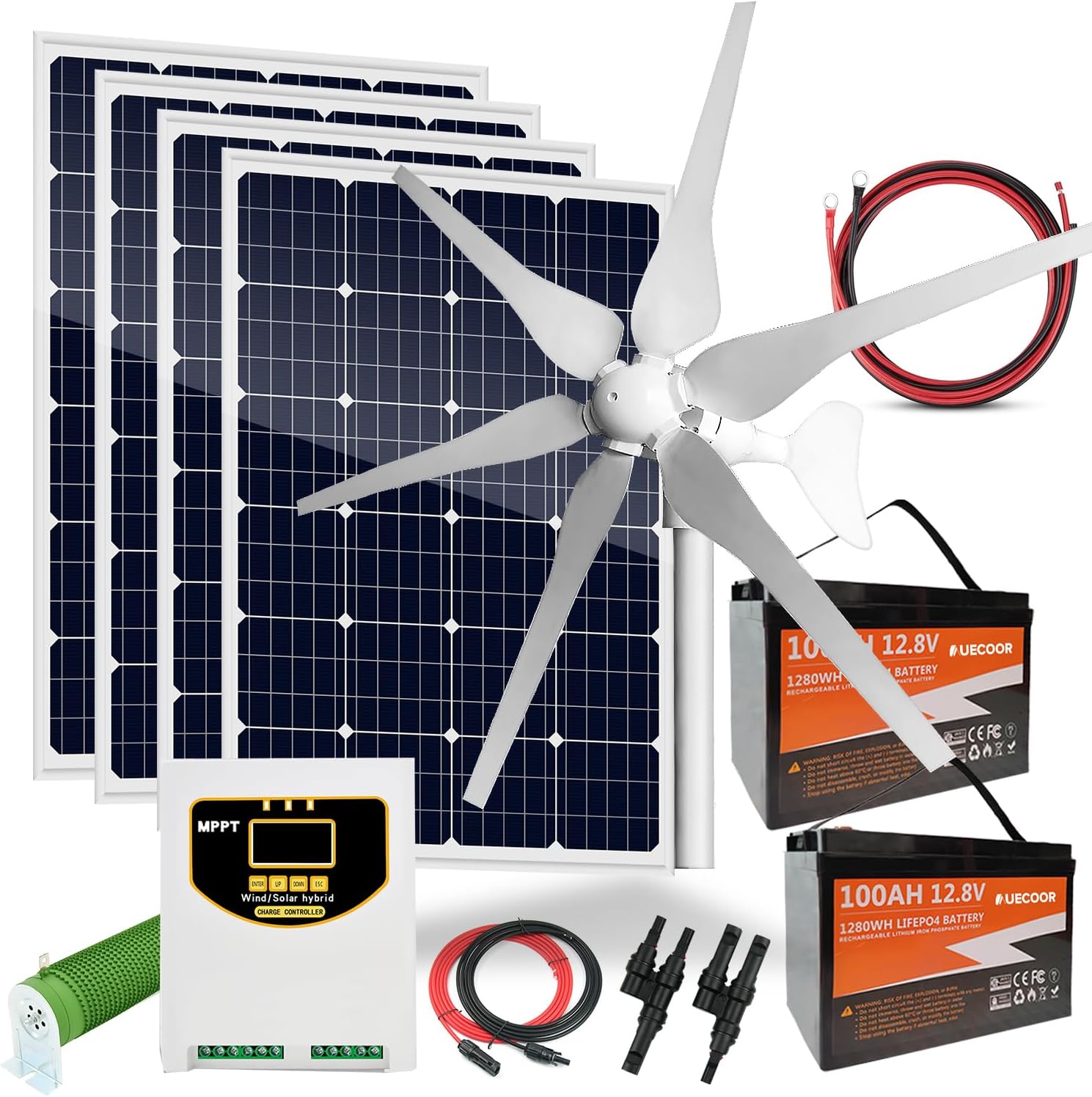 Image 1 of best solar wind hybrid system kit