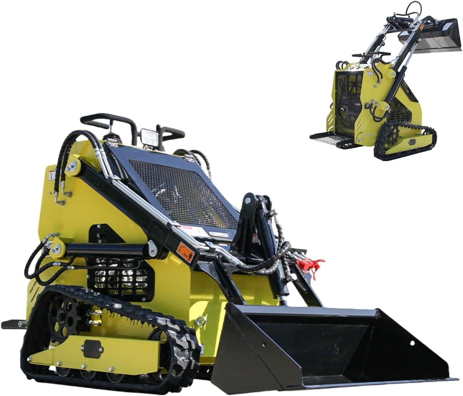 Image 1 of best stand-on mini skid steer loader
