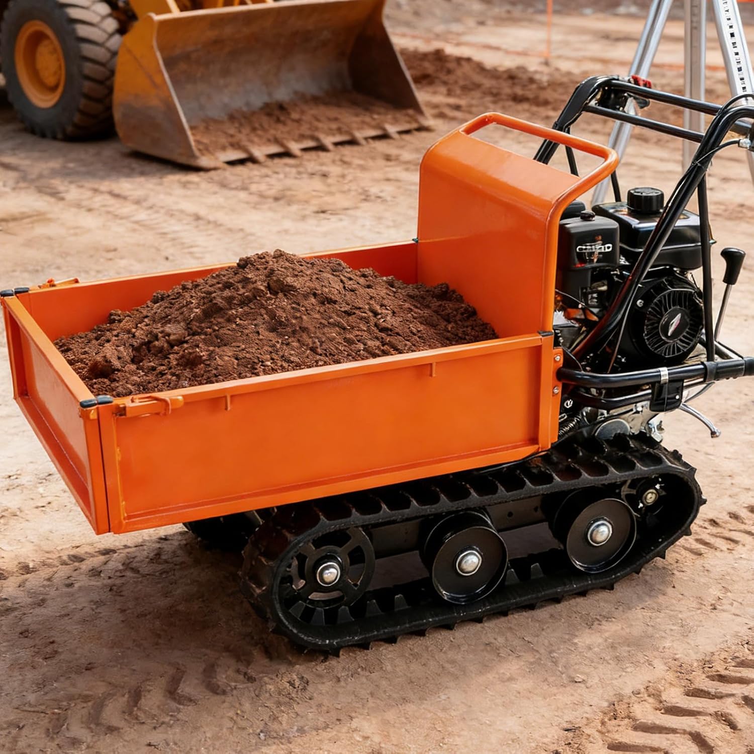 best track barrow for heavy loads,track barrow worth buying,track barrow pros and cons,track barrow vs wheelbarrow,should I buy a track barrow,best heavy duty track barrow performance testing and real-world results