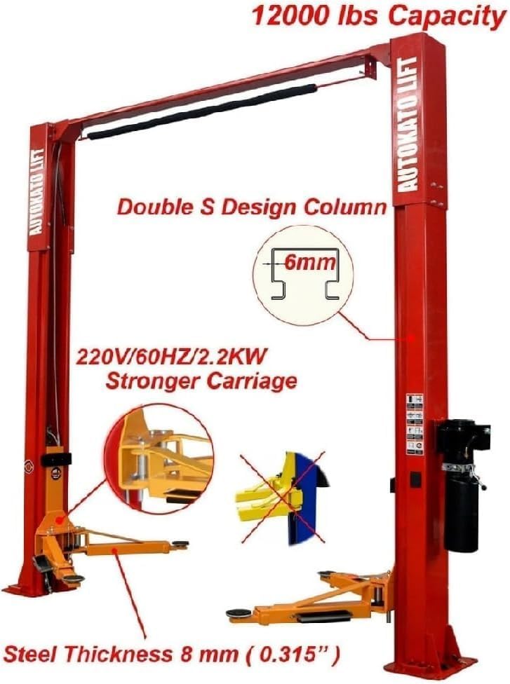 Step-by-step guide for best two post car lift for trucks,two post lift worth buying,should I buy a 12000lb lift,two post lift pros cons,best car lift for commercial use,KATRAX M120L honest - complete tutorial
