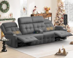 Image 1 of best wall hugger reclining sofa