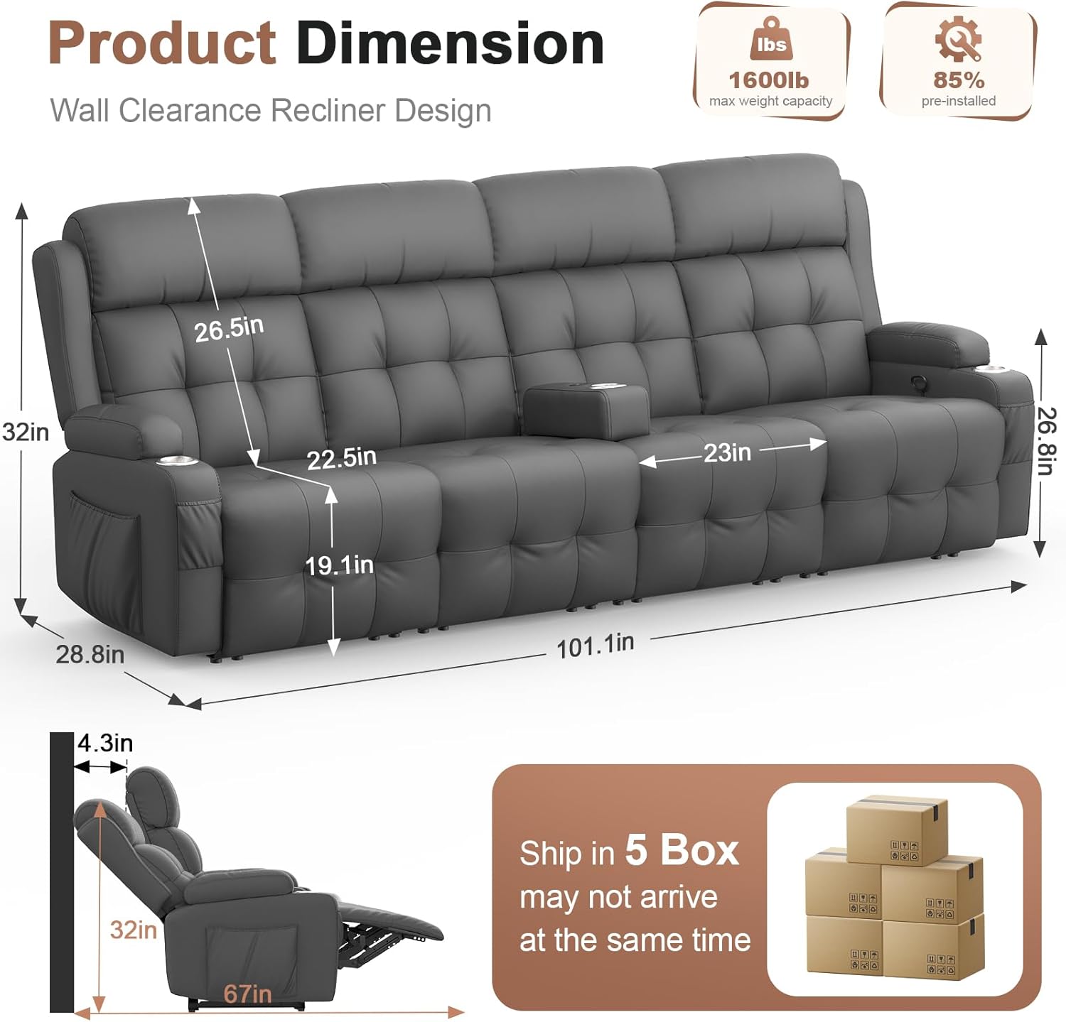 best wall hugger reclining sofa,wall hugger sofa worth buying,wall hugger recliner pros cons,should I buy a wall hugger sofa,wall hugger vs traditional recliner,best reclining sofa for home theater unboxing and complete package contents