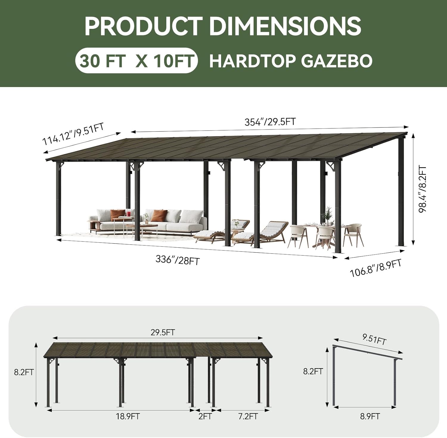 best wall mounted gazebo,wall mounted gazebo pros and cons,Aoxun gazebo worth it,best pergola for patio,aluminum gazebo vs wood,should I buy a wall mounted pergola unboxing and complete package contents