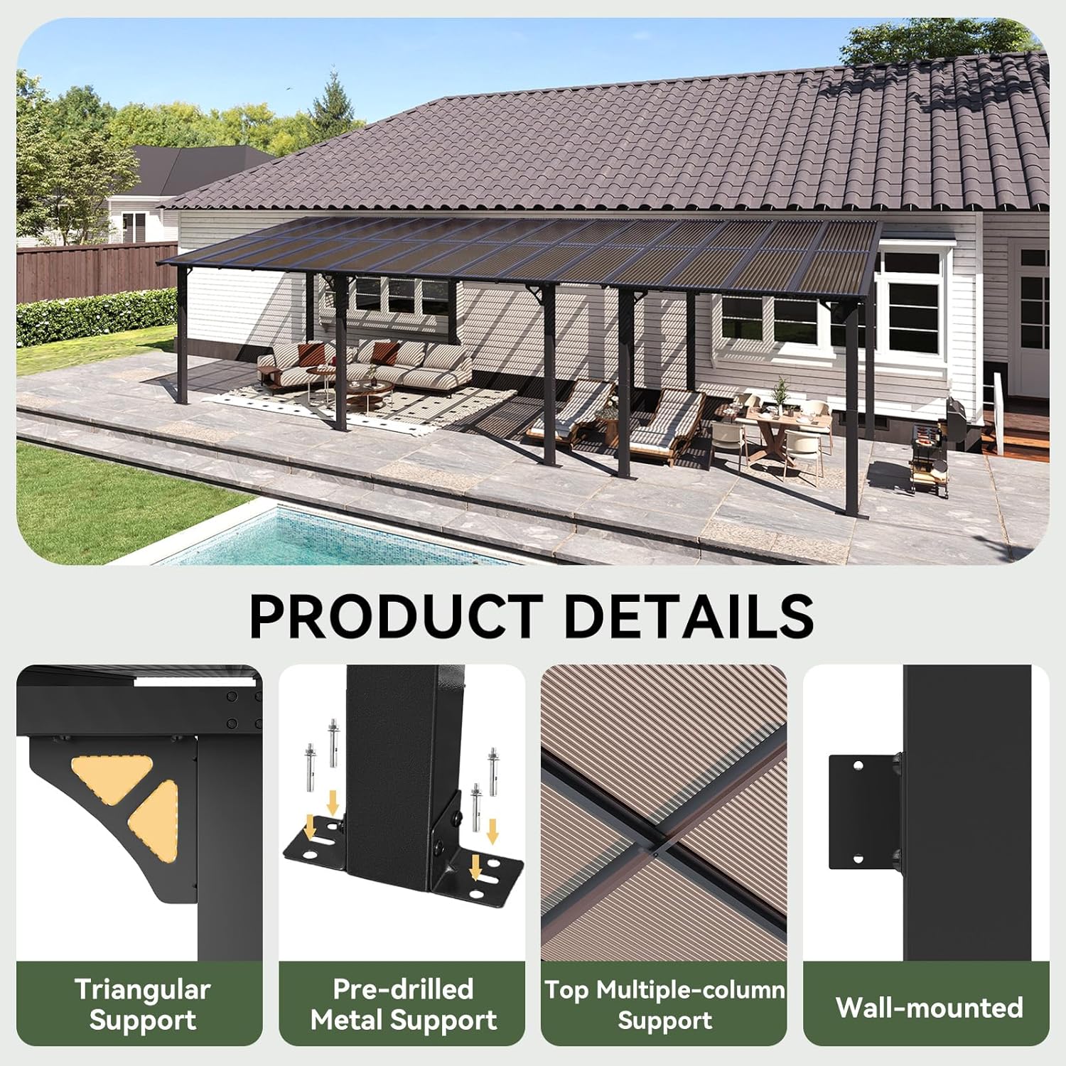 Step-by-step guide for best wall mounted gazebo,wall mounted gazebo pros and cons,Aoxun gazebo worth it,best pergola for patio,aluminum gazebo vs wood,should I buy a wall mounted pergola - complete tutorial