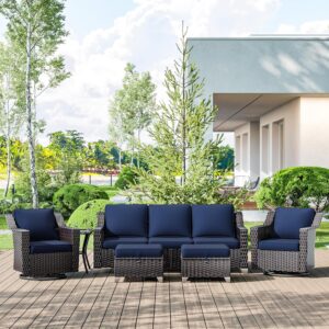 Image 1 of best wicker patio furniture set