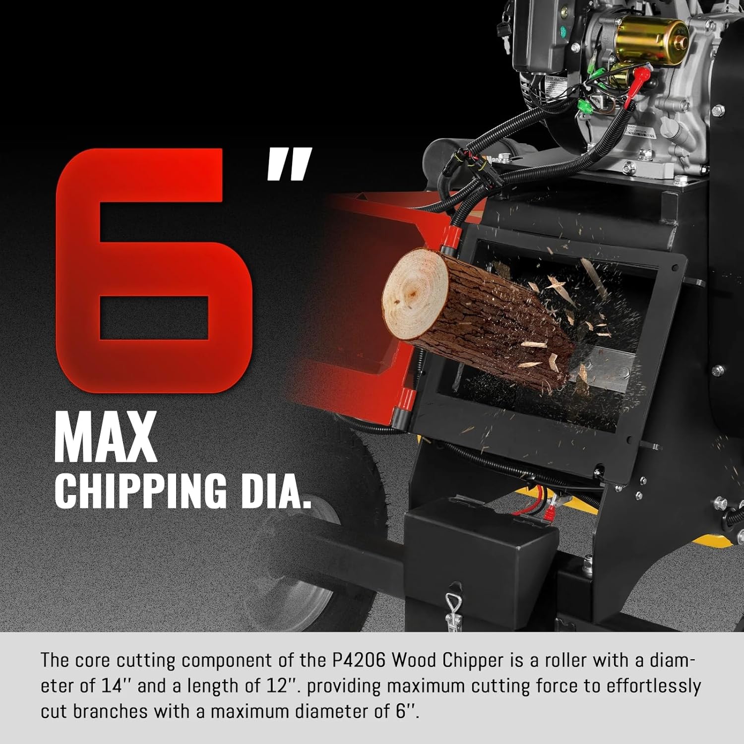 best wood chipper shredder for farm use,should I buy MechMaxx P4206,MechMaxx 6 inch chipper pros cons,MechMaxx vs other wood chippers,best gas powered chipper for orchard,MechMaxx P4206 worth buying unboxing and complete package contents