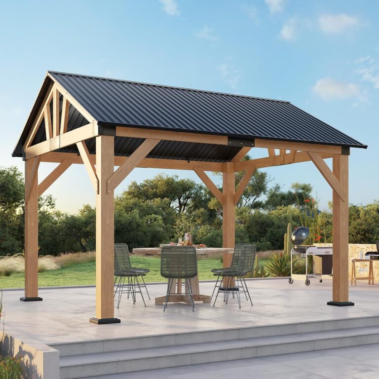 Image 1 of best wood gazebo for patio