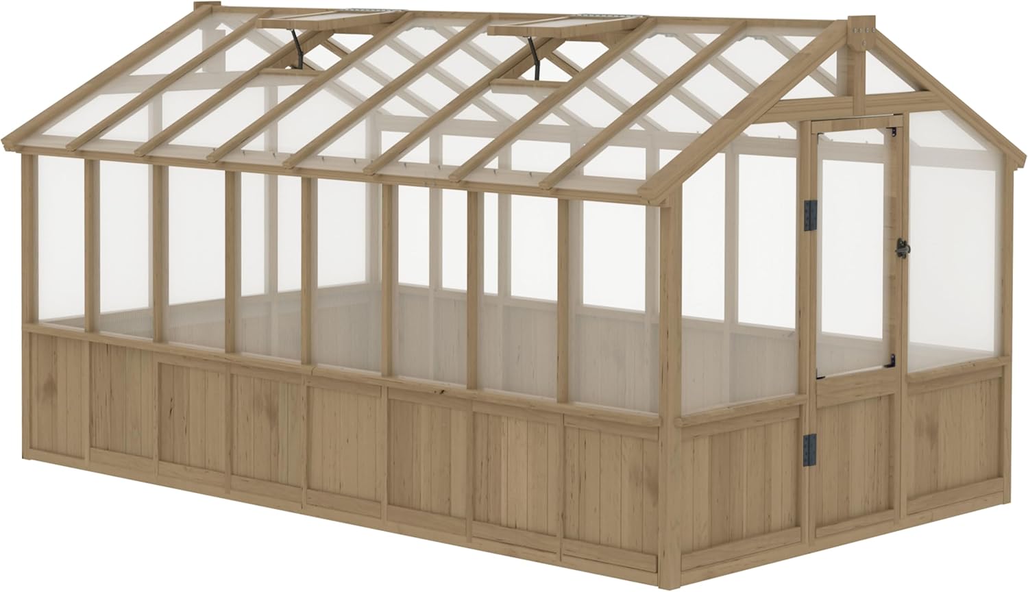 Image 1 of best wooden greenhouse for backyard
