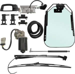 Image 1 of bobcat door frame glass assembly