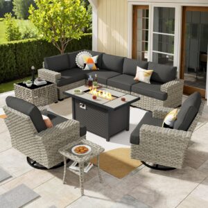Image 1 of buy 10 piece patio set with fire pit