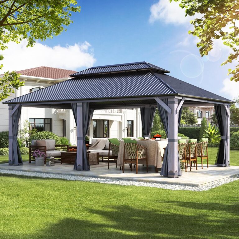 Image 1 of buy 12x20 hardtop wood gazebo