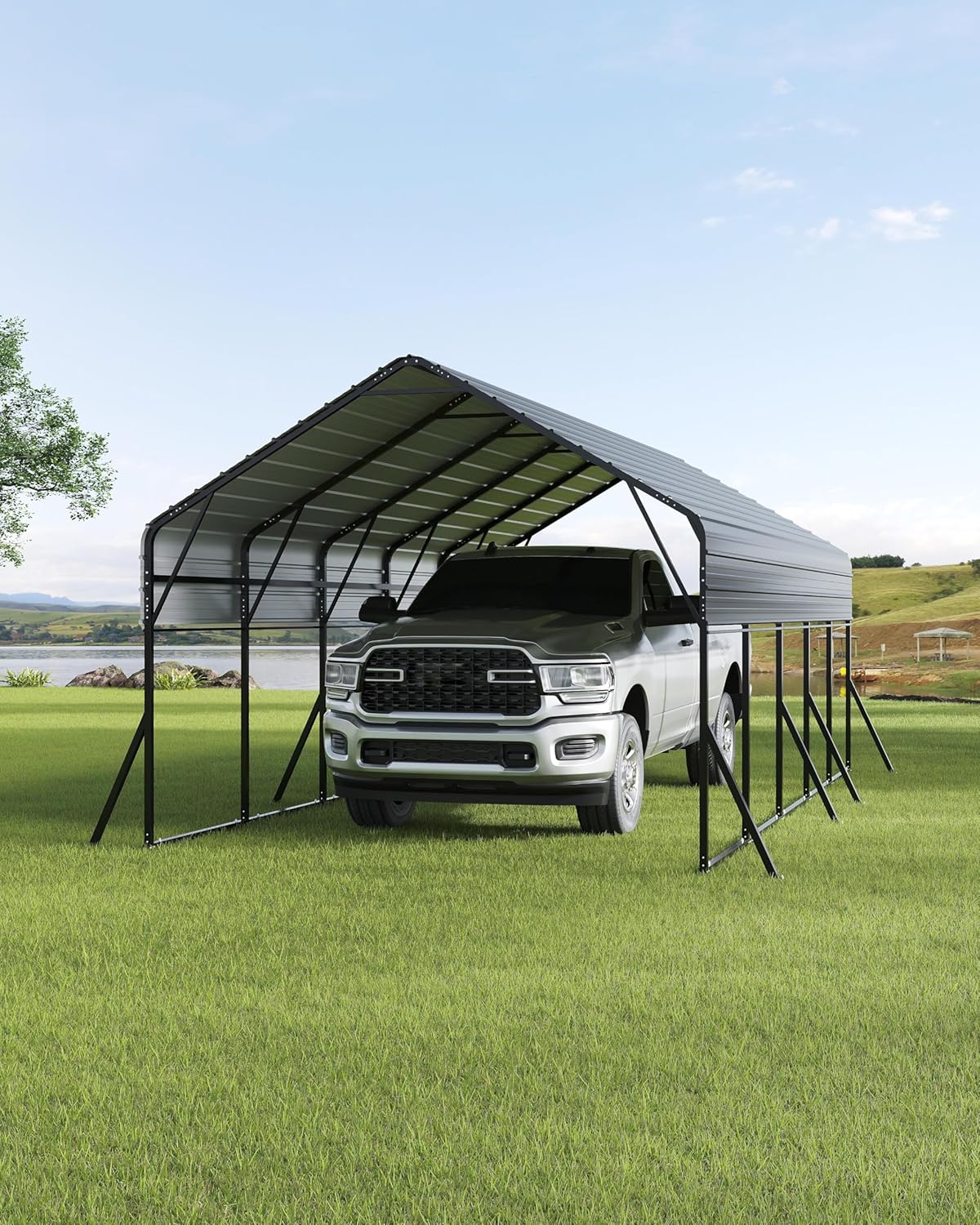 Image 1 of buy 13x26 heavy duty carport kit