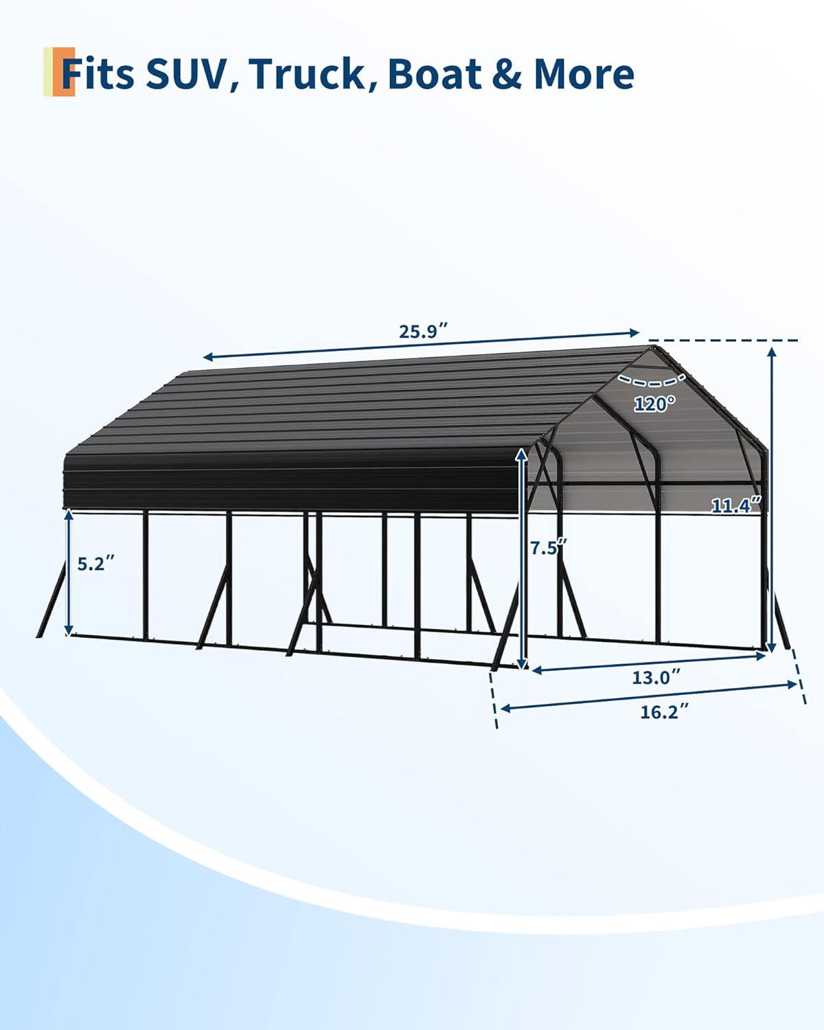 buy 13x26 heavy duty carport kit,should I buy PeakPursuit carport,13x26 carport vs metal building,heavy duty carport pros cons,carport for trucks worth buying,best metal carport for RV unboxing and complete package contents