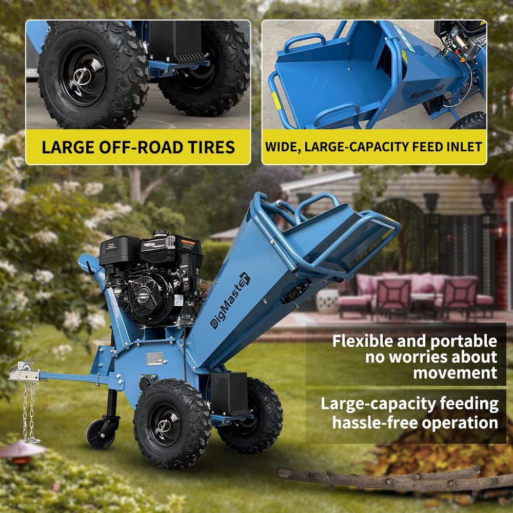buy 15hp wood chipper shredder,15hp wood chipper shredder pros cons,best gas powered wood chipper for farm,electric start wood chipper 5 inch capacity,towable mulcher for yard waste,should I buy a 420cc wood chipper unboxing and complete package contents
