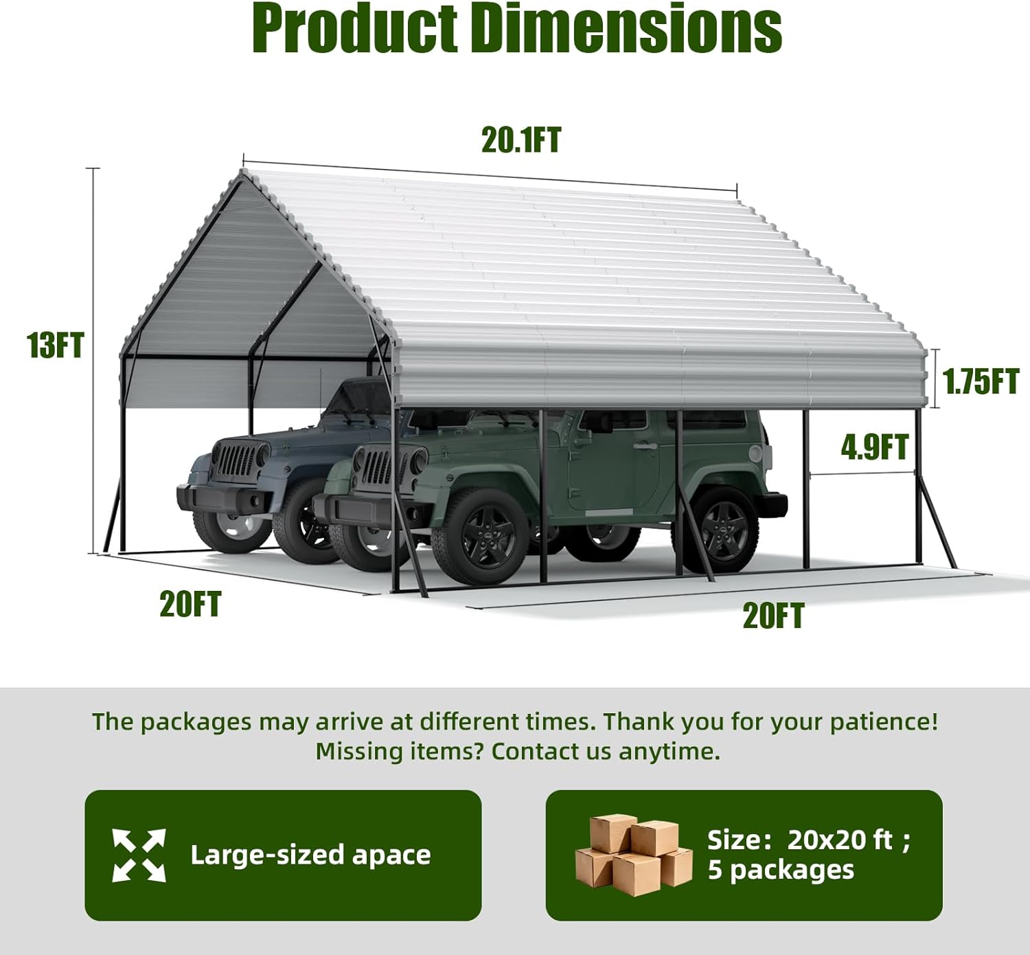 Step-by-step guide for buy 20x20 metal carport,should I buy a 20x20 carport,20x20 metal carport pros cons,heavy duty carport for truck,best carport for SUV and boat,20x20 carport vs shelter - complete tutorial