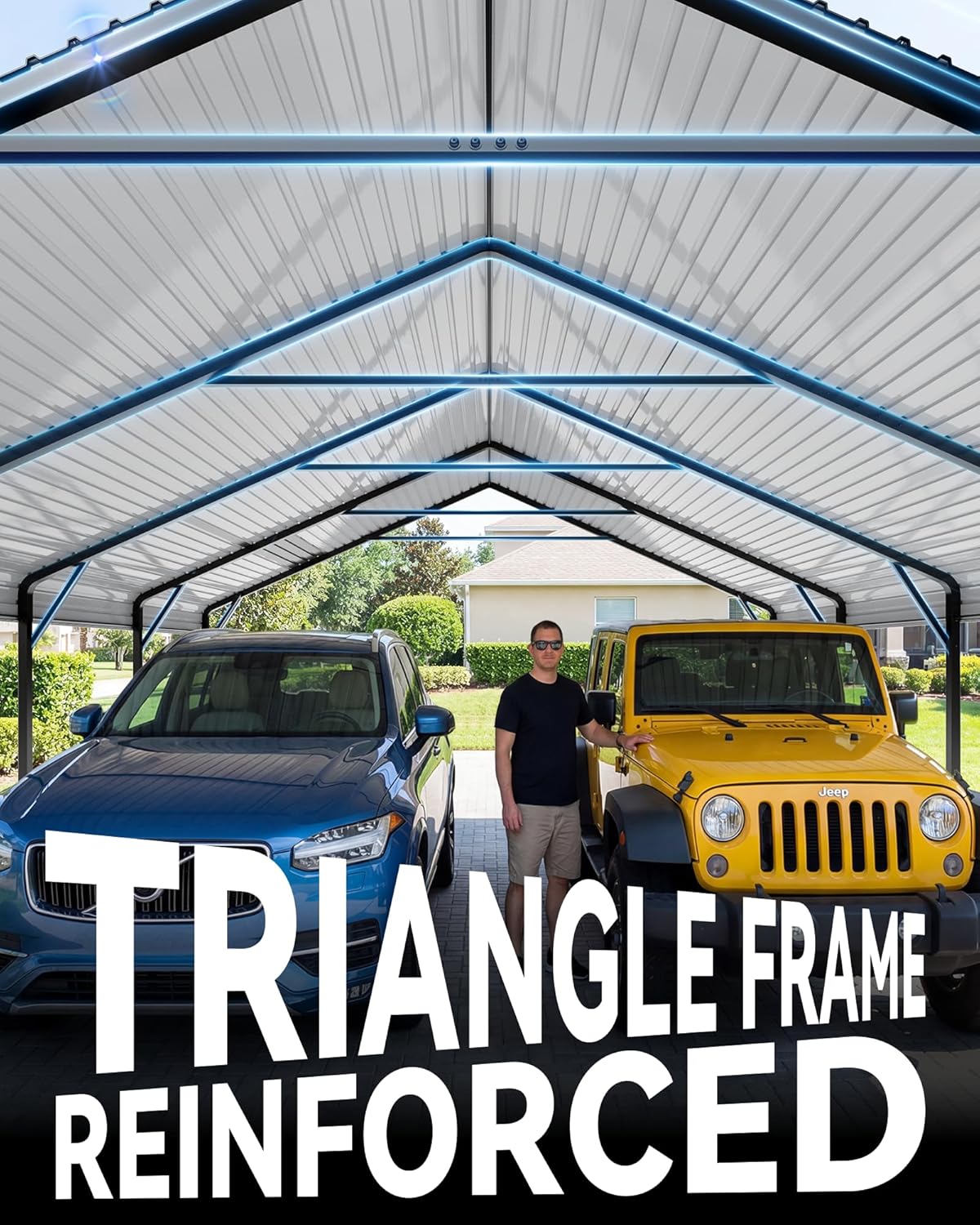 buy 20x20 metal carport,20x20 carport for 2 cars,heavy duty carport pros cons,metal carport vs fabric canopy,best carport for truck and RV,should I buy a metal carport performance testing and real-world results
