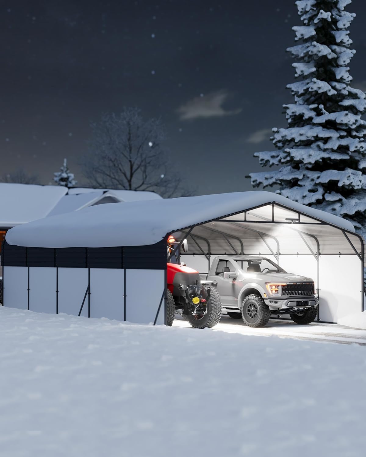 Image 1 of buy 20x25 ft metal carport