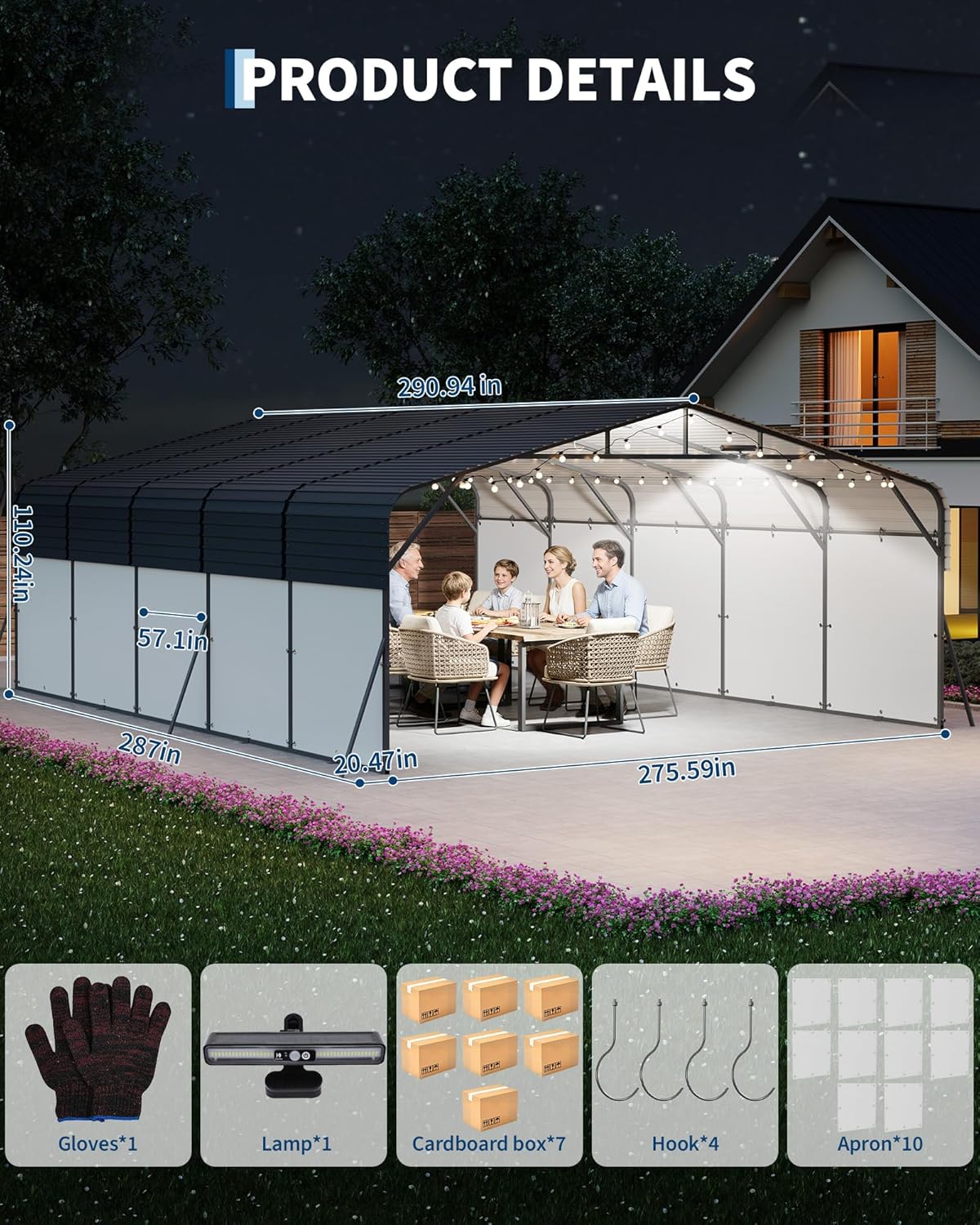 Step-by-step guide for buy 20x25 ft metal carport,best heavy duty carport for trucks,20x25 carport worth buying pros cons,metal carport vs shelter for boats,should I buy GarveeLife carport,all weather carport with sidewalls - complete tutorial