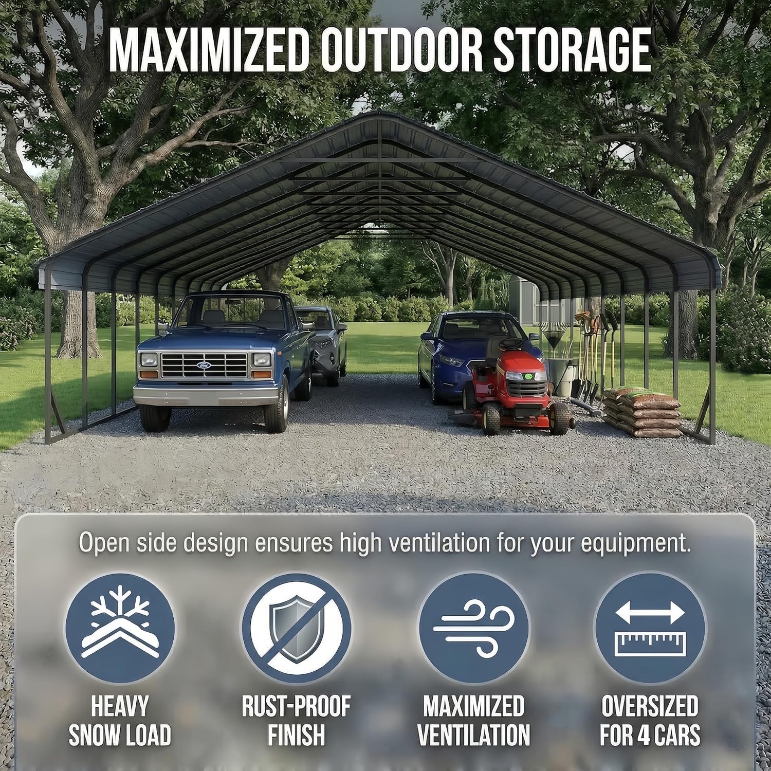 Step-by-step guide for buy 20x30 metal carport heavy duty,20x30 carport snow load capacity,heavy duty carport vs garage,20x30 metal carport pros cons,best carport for trucks and boats,galvanized steel carport worth buying - complete tutorial