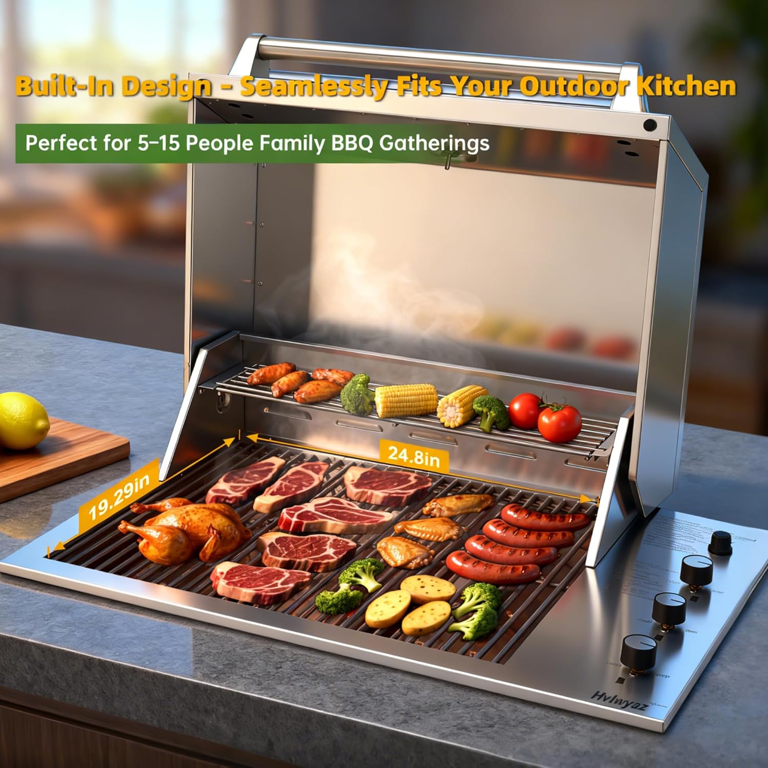 buy 34 inch built-in propane gas grill, best built-in propane grill for outdoor kitchen, 34 inch built-in grill worth buying, propane gas grill pros cons, should i buy a built-in propane grill, built-in grill vs freestanding unboxing and complete package contents
