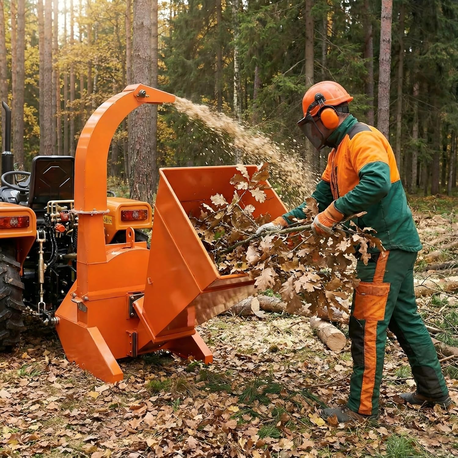buy 4 inch PTO wood chipper,should I buy a 4 inch PTO wood chipper,4 inch PTO wood chipper vs 3 point hitch shredder,heavy duty wood crusher for compact tractor 45HP,4 inch PTO wood chipper pros cons,best wood chipper for compact tractor unboxing and complete package contents