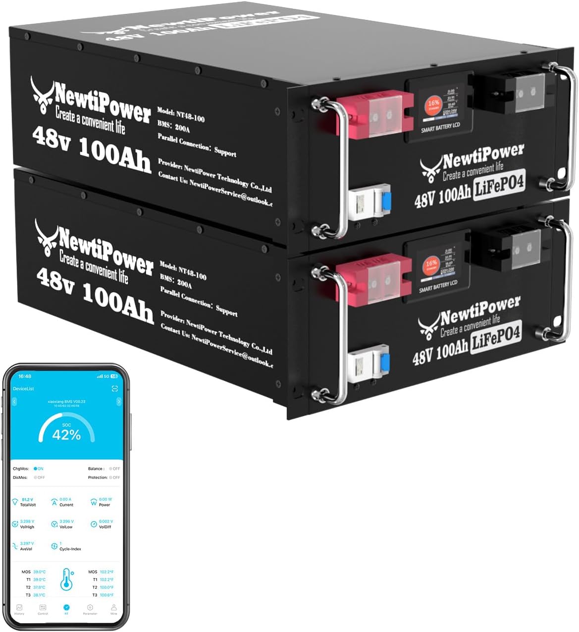 Image 1 of buy 48V 100Ah LiFePO4 battery